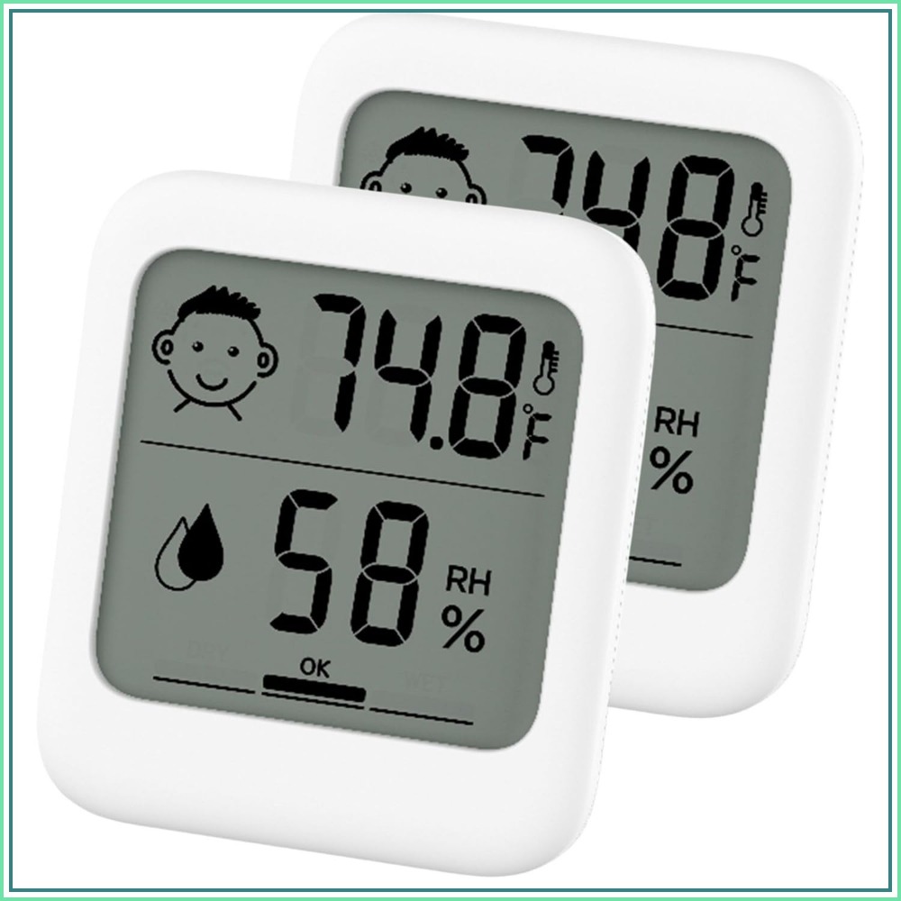 Thermometer Digital - Lot de 2 thermomètres et hygromètres