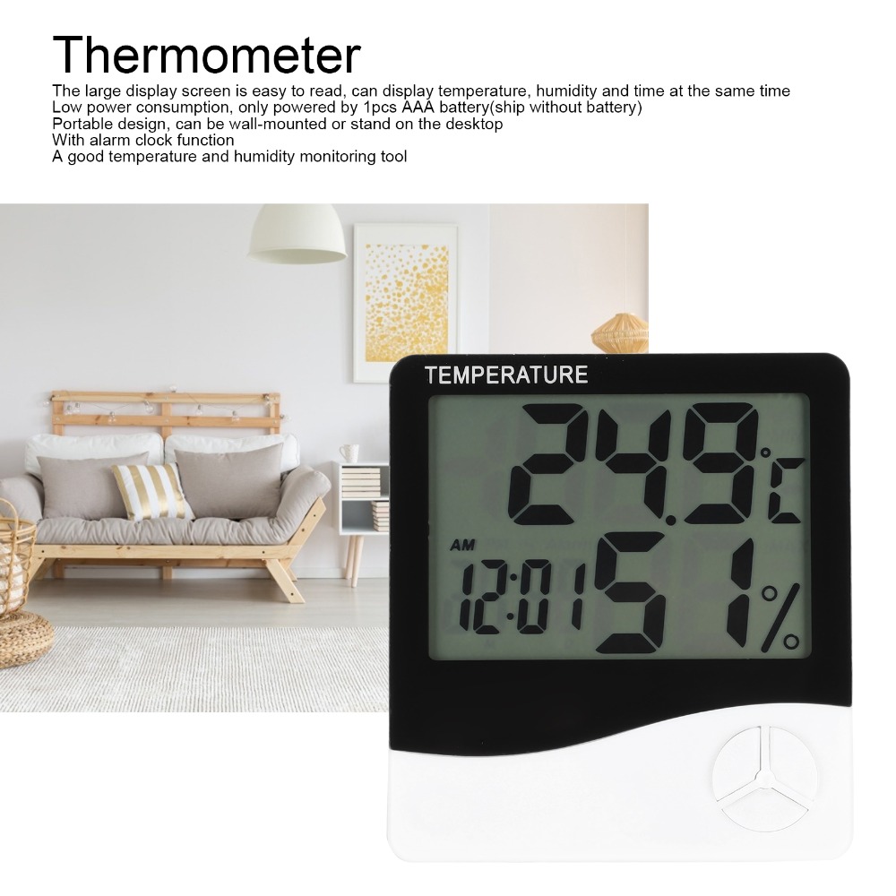 Thermomètre d'intérieur à gran - Thermometer Digital avis et prix