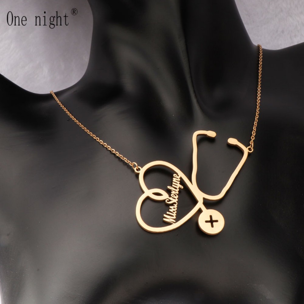 Collier personnalisé avec nom, - Stethoscope avis et prix