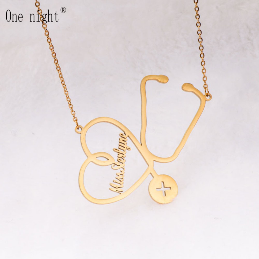 Collier personnalisé avec nom, - Stethoscope avis et prix