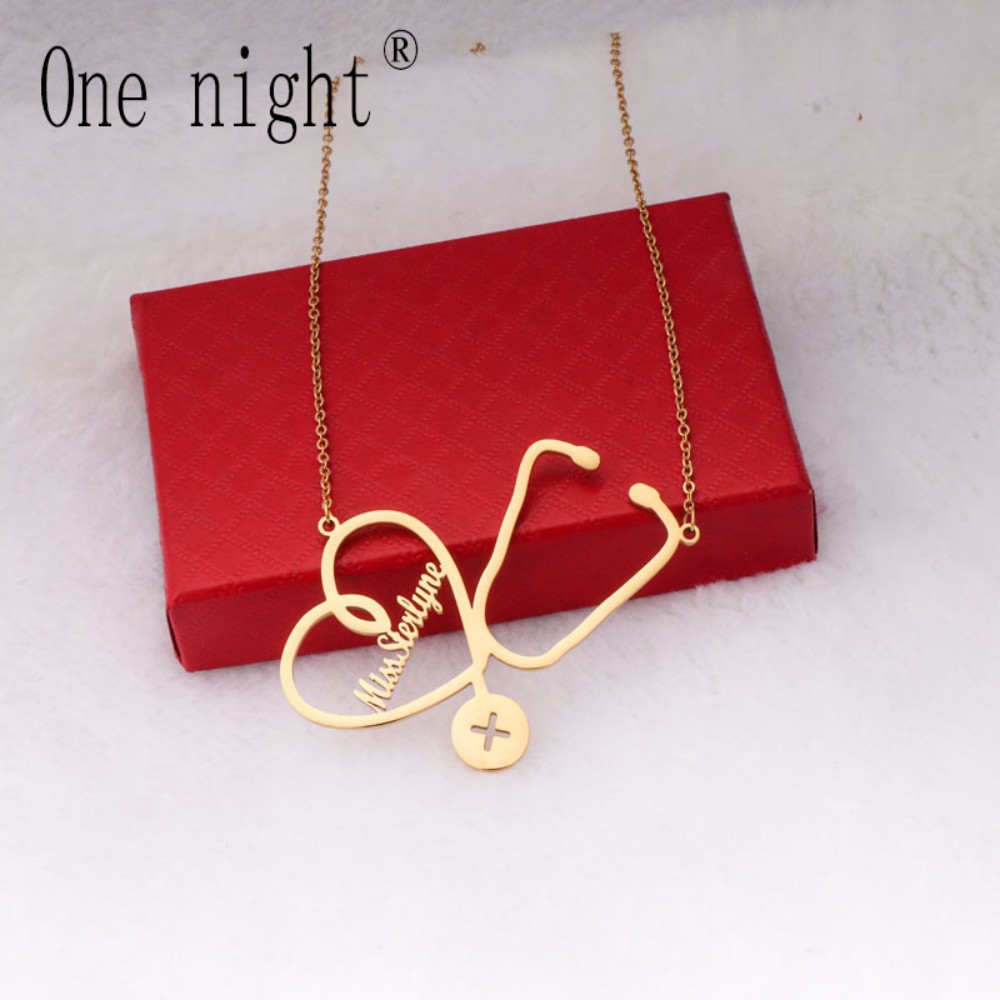 Collier personnalisé avec nom, - Stethoscope avis et prix